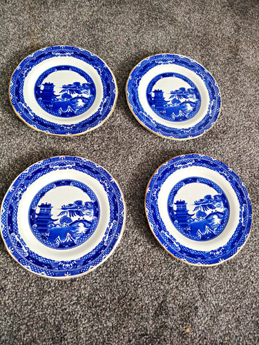 Ringtons willow pattern side - pattern,