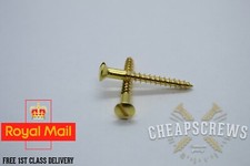 Solid Brass Screw Slotted