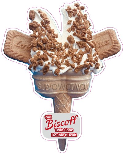 Ice cream van sticker - ice,