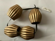  4 x John Lewis wooden gold