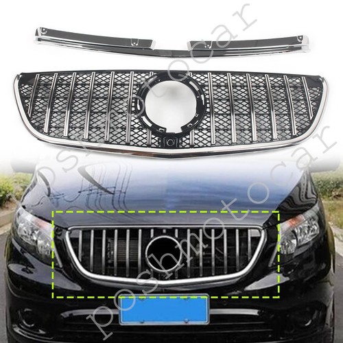 Front bumper grille grill - 1x,