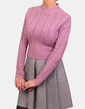 Zara Womens Jumper Cable Knit Cropped Ladies Top Various Colours