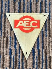 AEC Commercial Truck Lorry Bus Coach Grill Triangle Badge Emblem