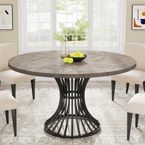 Tribesigns round dining table - tribesigns,