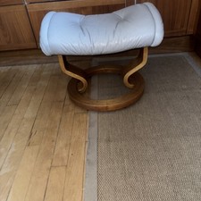 Grey Stressless Footstool