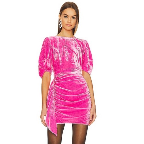 Rhode crushed velvet - velvet, ruched