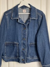 Tu Denim Jacket Womens Size UK