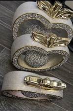 Gold Apple Crystal Rhinestone