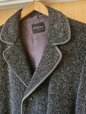 Vintage Gents Car Coat XL Grey