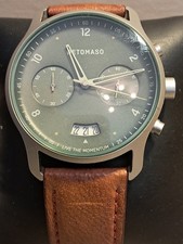 Detomaso D02-01 G2009 5ATM Men's Chronograph Watch Date Black Dial Working