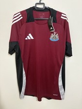 Newcastle United Adidas Training Kit 2024/25 Maroon Black Size L Slim Fit BNWT