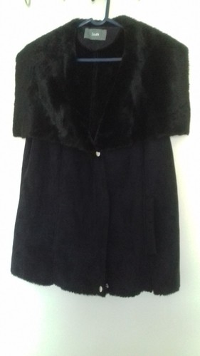 South ladies black faux - ladies, suede