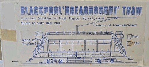 Blackpool dreadnought tram - blackpool,