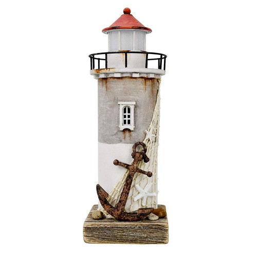 Wooden lighthouse decor with - lighthouse,