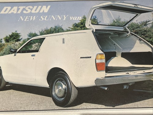 The datsun sunny van - sunny, sales
