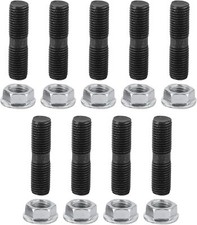 New 9Pcs M10x1.25 Turbo Studs