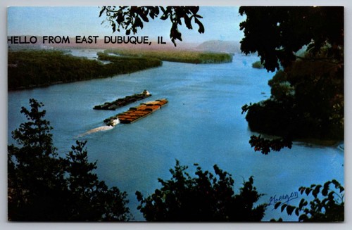 Postcard hello from east - from,