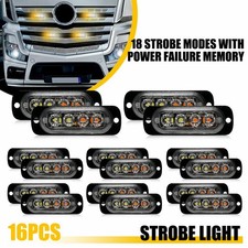 16x 4LED Flashing Grille Light