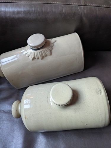 Vintage ceramic bed warmers - vintage,