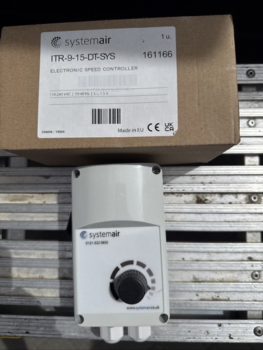Systemair itr speed controller - systemair,