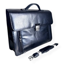 Mens Black Faux Leather