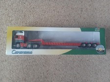 Cararama 1:50 Scale Volvo Truck with Flatbed Trailer Diecast Model
