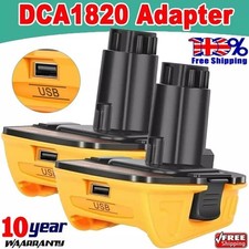 2X For Dewalt Battery Adapter