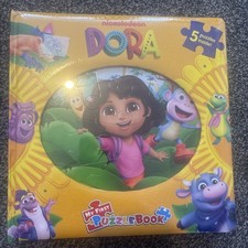 Nickelodeon Dora My First Puzzle Book Contains 5 Puzzle Inside Storybook.