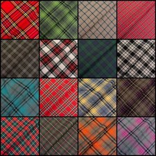 Polyviscose Tartan Plaid Check