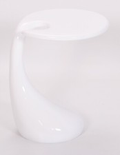 White Display Stand Lamp Side