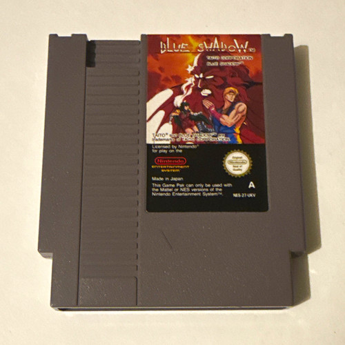 Blue shadow nintendo nes - blue,