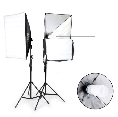 135w softbox lighting kit - 135w,