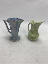 Pair of Arthur Wood Art Deco Jugs/Creamers