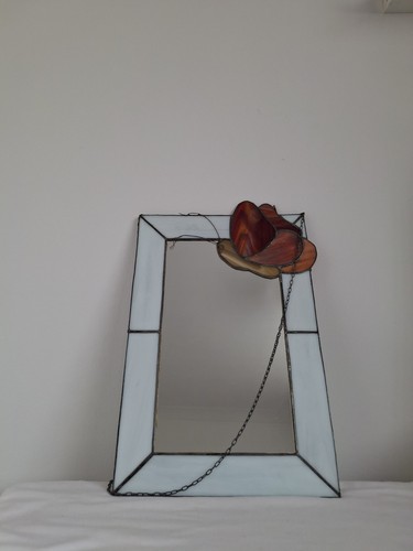 Vtg hanging stained - stained, glass