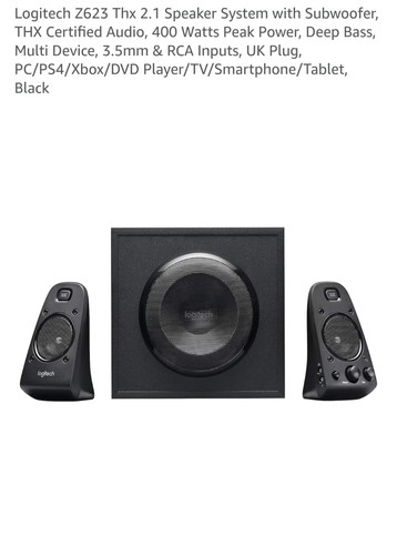 Thx logitech z623 - thx, w