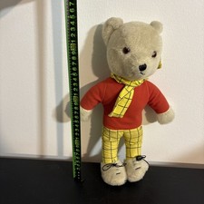 Vintage Rupert The Bear Teddy. 1970?  - Free Post