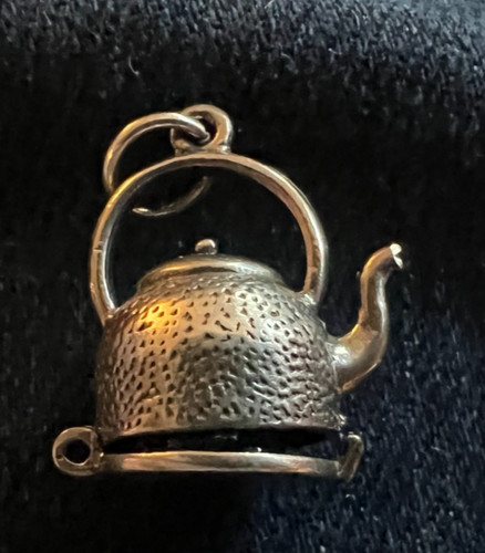 Vintage sterling silver teapot - vintage,