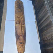 Tall Vintage Wooden Tribal