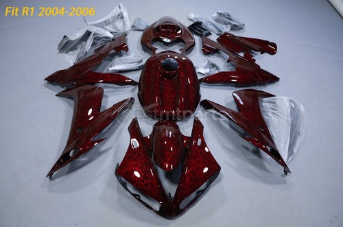 Red black forged carbon fiber - black,