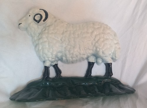 Vintage cast iron woolly - iron,