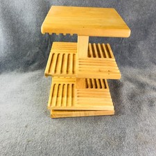 Vintage Wood Rotating Spinning