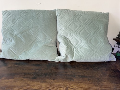 Two sage 50cm cushions - two, h&m