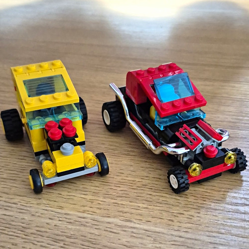 Vintage lego town hot rod - town,