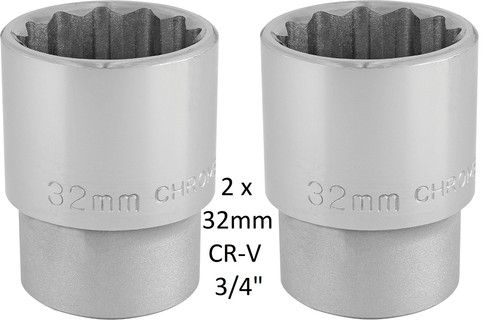 Chrome square drive - 2, x