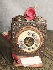 Antique Telephone Four Mice