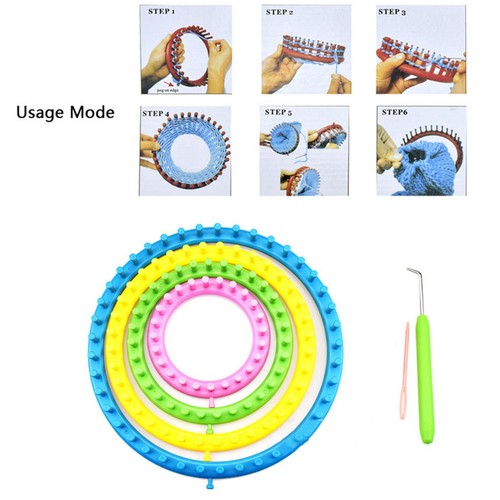 Sizes round knitting - sizes, loom