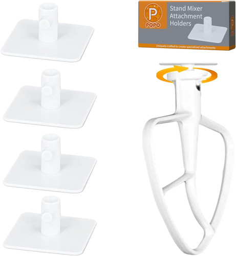 Stand mixer attachment holders - mixer,