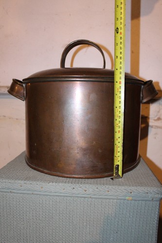 Vintage copper cooking - vintage, pot
