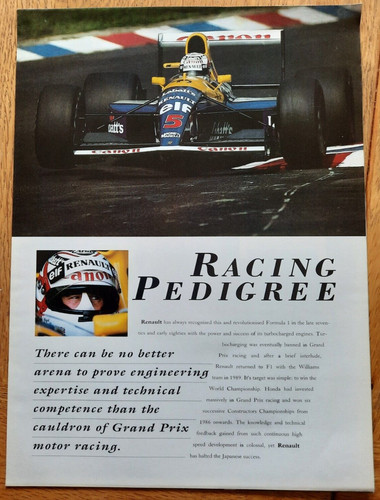 1991 renault racing - renault,