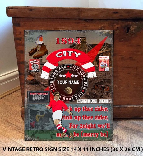 Personalised bristol city no1 - bristol,